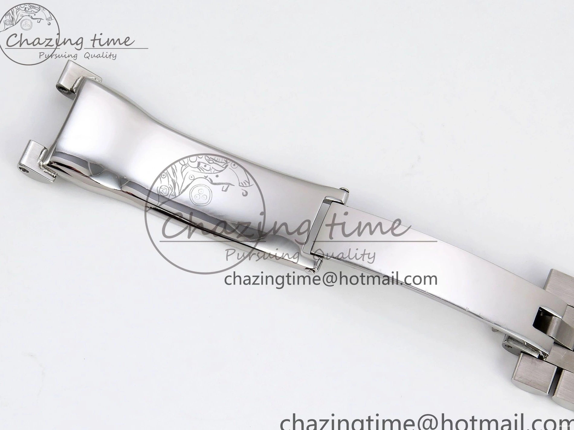 Stick Steel SS 40 Dial (Gain V3 Light JDF Weight) President Green DayDate on VR3255 904L Bracelet 0401